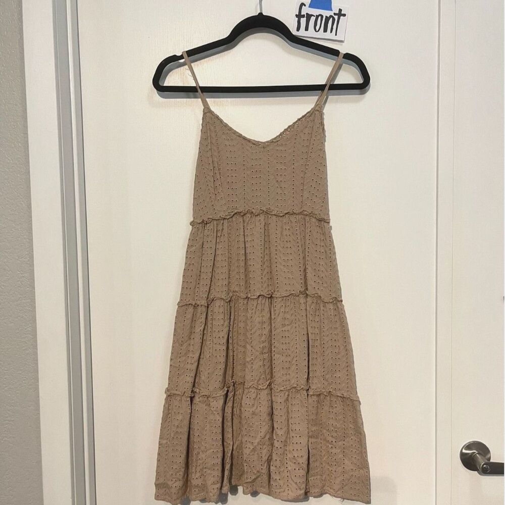 Blush Summery Tiered Babydoll Dress - Size M